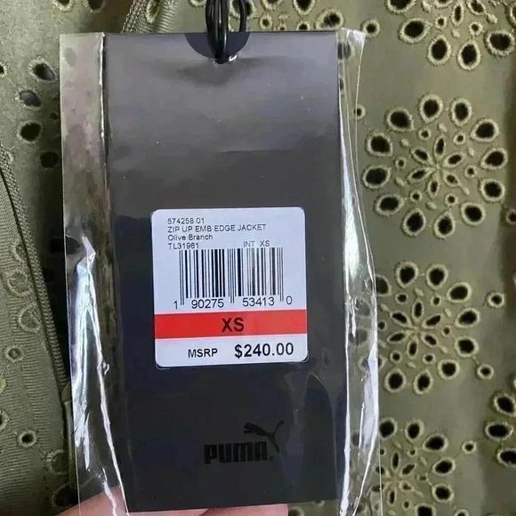 Fenty Puma Rihanna Zip-Up Embroidered Edge Jacket - Picture 4 of 14